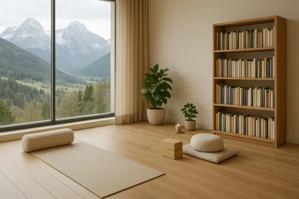 Sara während ihrer Yogalehrerausbildung